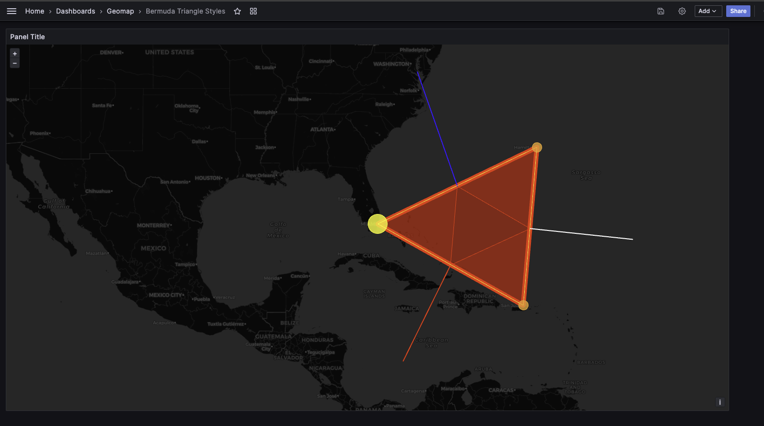 Grafana 10.4 geomap geojson styling support