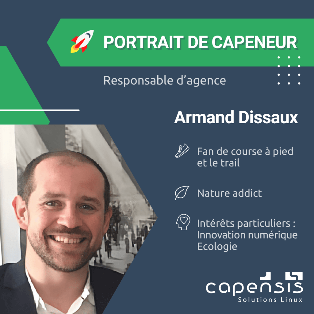 Portrait de Capeneur Armand Dissaux - Article recrutement informatique Capensis RH2