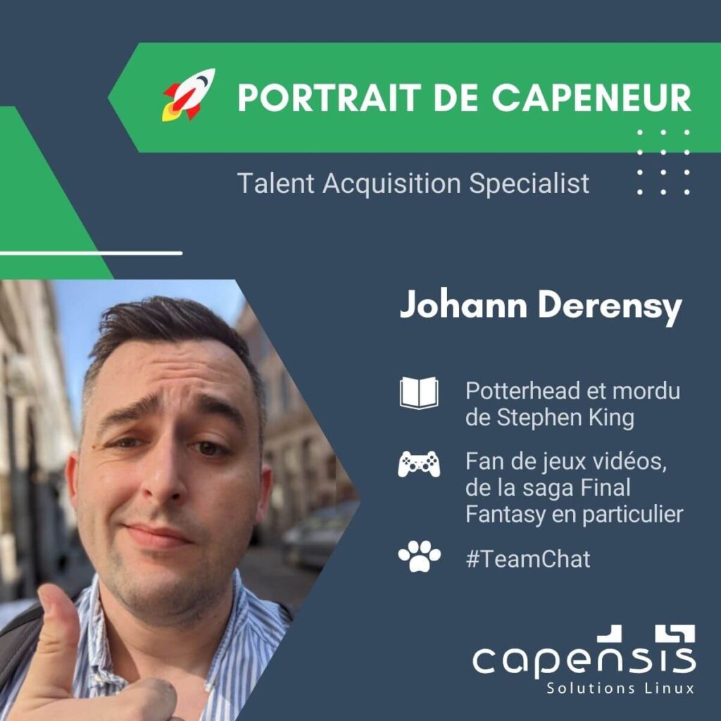Portrait de Capeneur Johann Derensy - Article recrutement IT Capensis RH1